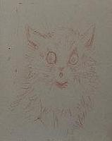 5935 - 1subject black_and_white cat frightened humanised meta_lowquality meta_needstitle portrait sketch