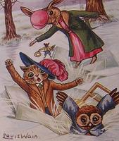 [2016-01-13] 137236911181 bunny realness, louis wain (1920) mouse to the rescue - 01