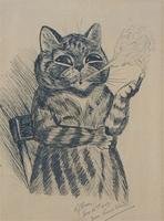 The smoking cat (1907)
