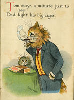 louis-wain-daddy-cat-lighting-cigar-14339580