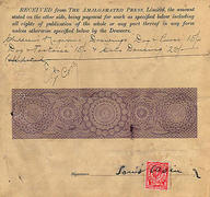 Signed 1913 Cheque