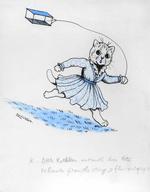 K. Little Kathleen, Out With Her Kite, It Broke From the String, and Flew Out of Sight
