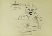 4570 - 1901 1subject beach black_and_white boat book book_cats cat cat_peter humanised meta_needscrop wet