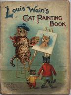 Cat Painting Book Cover