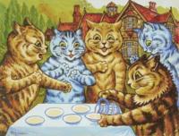 Cats Tea Party