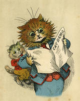louis-wain-daddy-cat-reading-newspaper-14339596