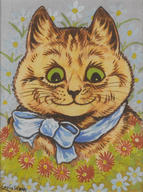 Happy Flower Cat